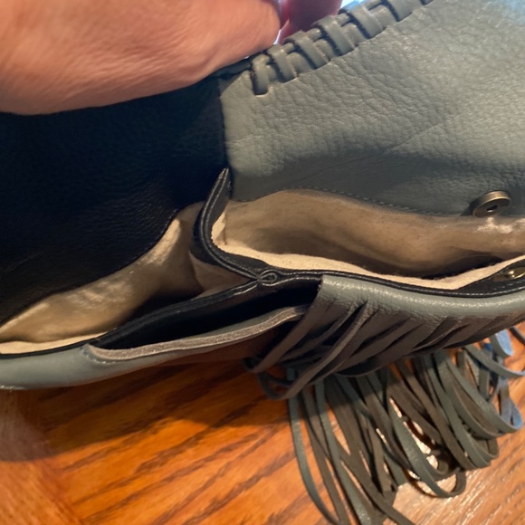 Camila Alves Muxo Genuine Leather Shoulder Bag w/ Leather Fringe Accents - Picture 14 of 14